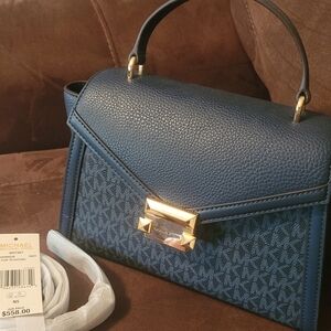 Michael Kors Medium Flap Satchel Crossbody Purse